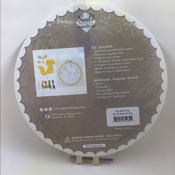 BNWT Fox 3D Stitch Kit - Picture 4 of 7